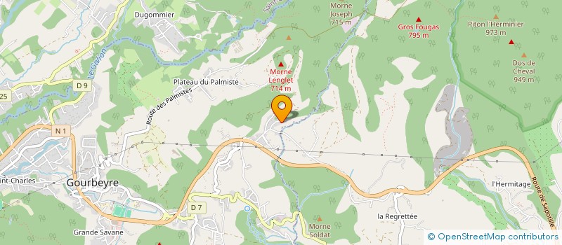 localisation de l'entreprise LANAR  GOURBEYRE