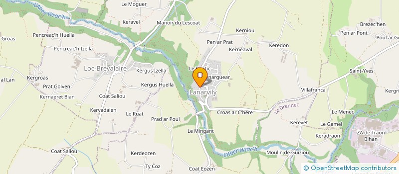 localisation de l'entreprise LANARVILY ANIMATIONS  LANARVILY