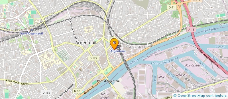 localisation de l'entreprise LANAS SOLAR  ARGENTEUIL