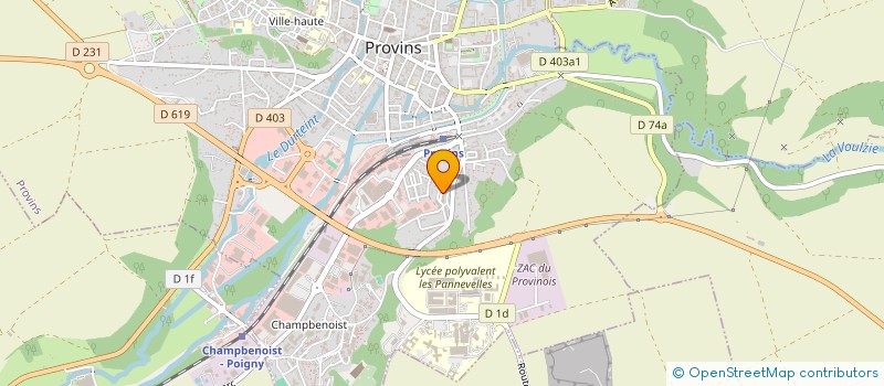 localisation de l'entreprise LANATE & PATRIMOINE  PROVINS