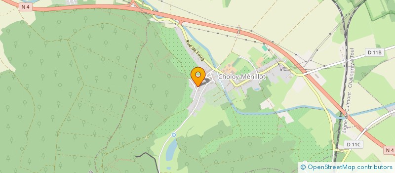 localisation de l'entreprise LANATEO  CHOLOY-MENILLOT