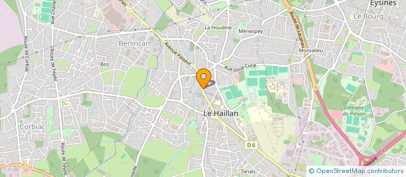 localisation de l'entreprise LANAU IMMO  LE HAILLAN