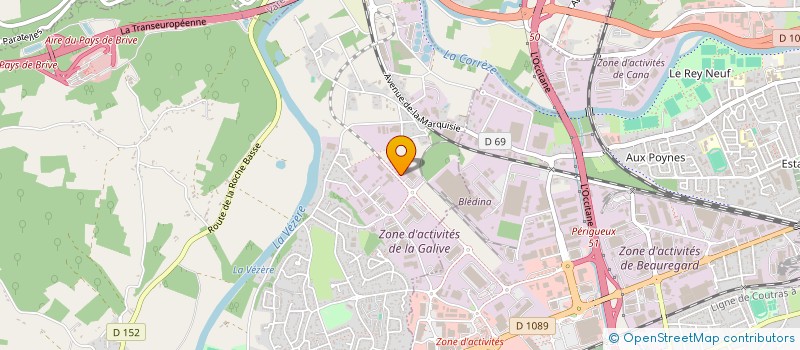 localisation de l'entreprise LANAUMAT  SAINT-PANTALEON-DE-LARCHE