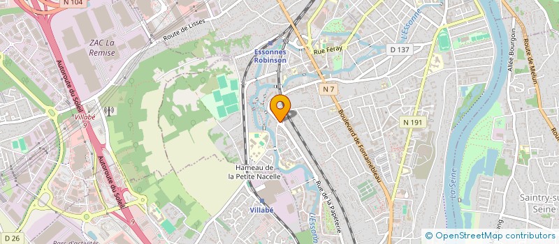localisation de l'entreprise LANAVY  CORBEIL-ESSONNES