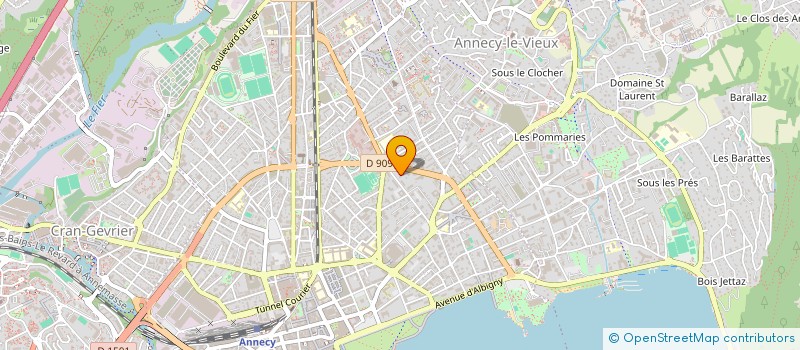 localisation de l'entreprise LANAXIS  ANNECY