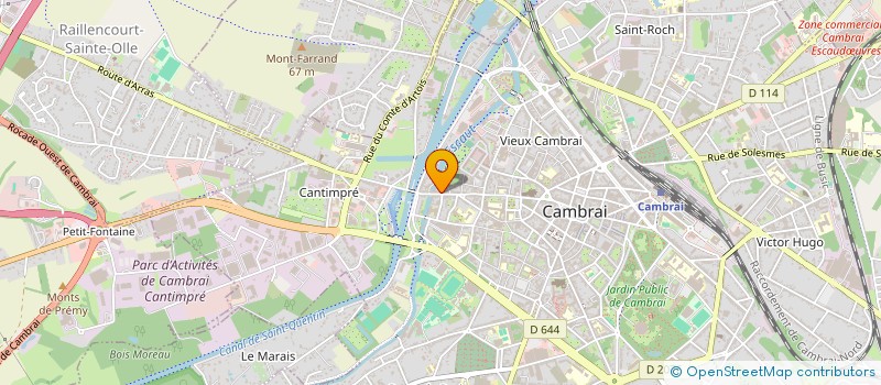 localisation de l'entreprise LANBRAVESNES  CAMBRAI