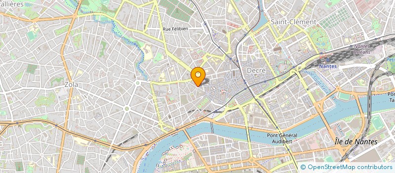 localisation de l'entreprise LANBRI à NANTES
