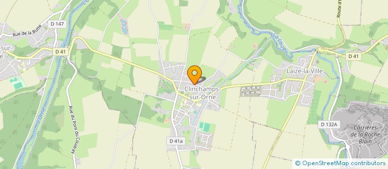 localisation de l'entreprise LANCAL  LAIZE-CLINCHAMPS