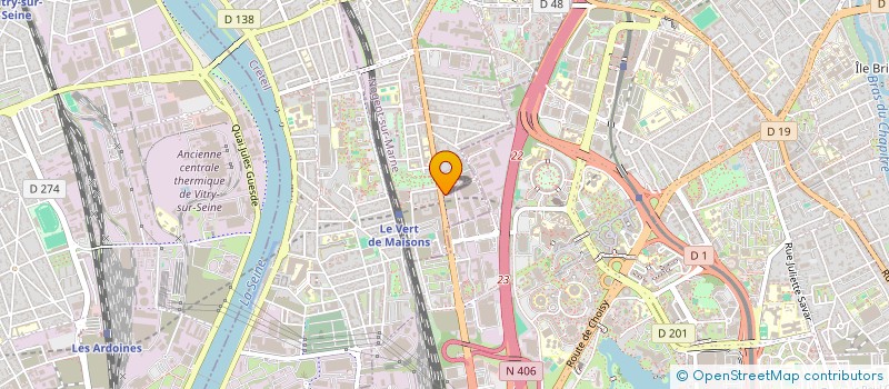 localisation de l'entreprise LANCE INFORMATIQUE  MAISONS-ALFORT