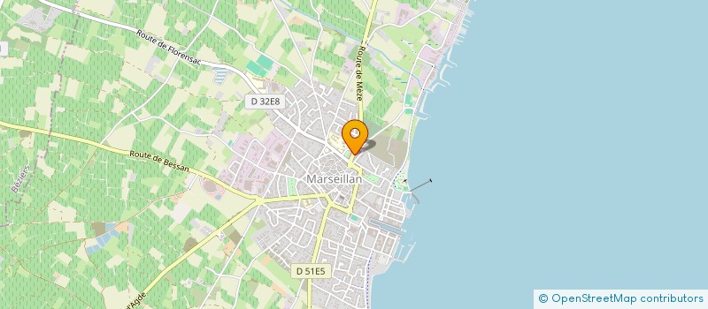 localisation de l'entreprise LANCE OLYMPIQUE MARSEILLANAISE à MARSEILLAN
