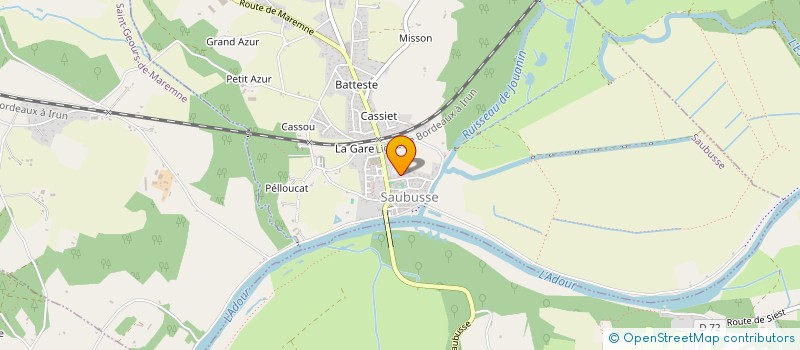 localisation de l'entreprise LANCE SIBUSATE  SAUBUSSE