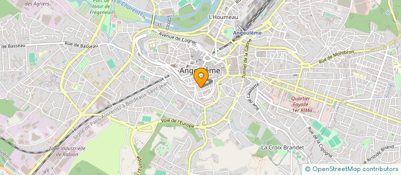 localisation de l'entreprise LANCEA à ANGOULEME