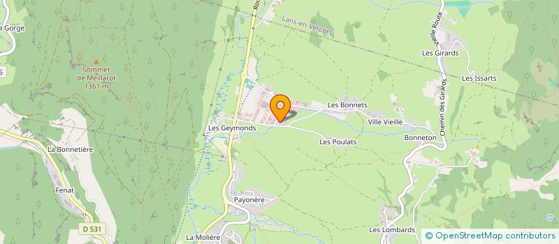 localisation de l'entreprise LANCELON VERCORS CLOISON  VILLARD-DE-LANS