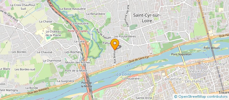 localisation de l'entreprise LANCELOT  SAINT-CYR-SUR-LOIRE