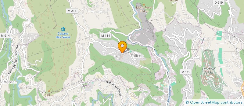 localisation de l'entreprise LANCELOT  FALICON