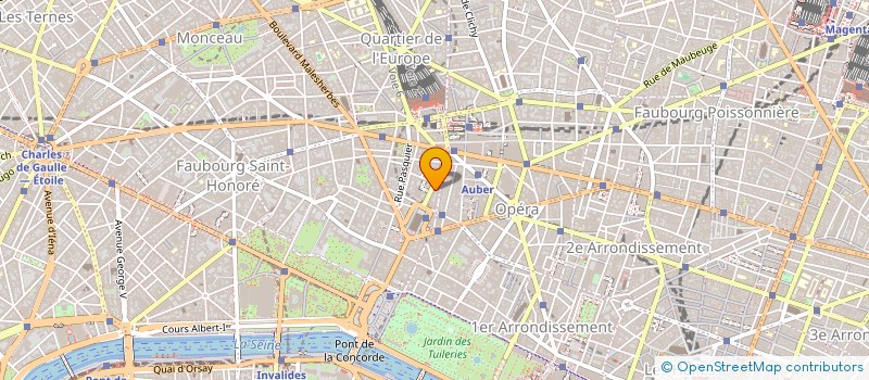 localisation de l'entreprise LANCELOT & CIE  PARIS 8