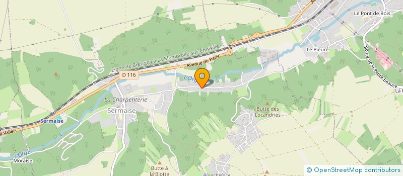 localisation de l'entreprise LANCELOT DES SOURCES  SERMAISE