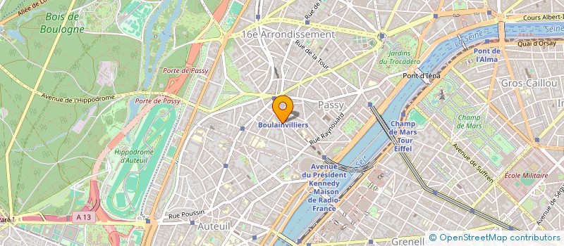 localisation de l'entreprise LANCELOT DU LAC  PARIS