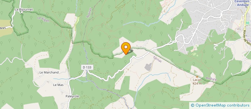 localisation de l'entreprise LANCELOT DU LAC  TORNAC