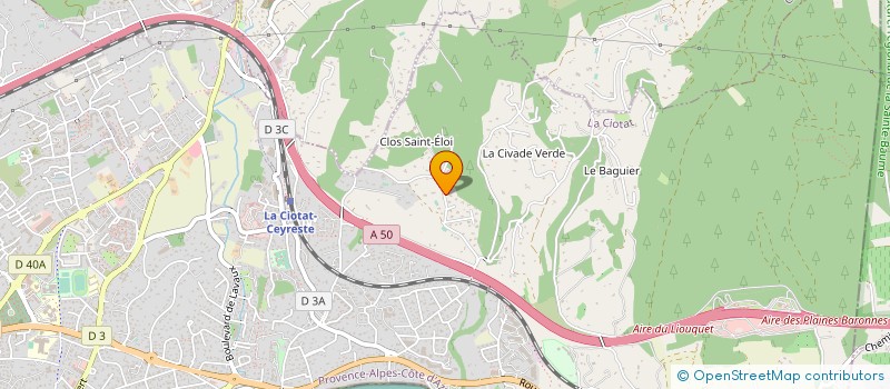 localisation de l'entreprise LANCELOT FINANCE à LA CIOTAT
