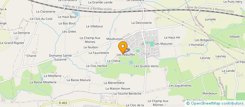 localisation de l'entreprise LANCELOT IMMO  CHATEAUGIRON