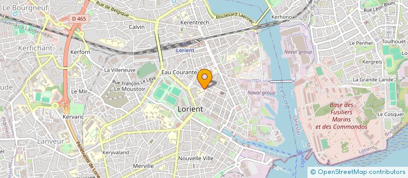 localisation de l'entreprise LANCELOT NOTAIRES à LORIENT