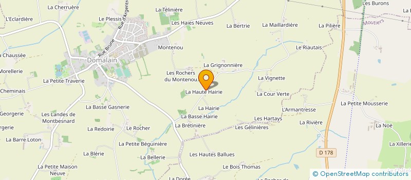 localisation de l'entreprise LANCELOT PIDOUX à BAIS