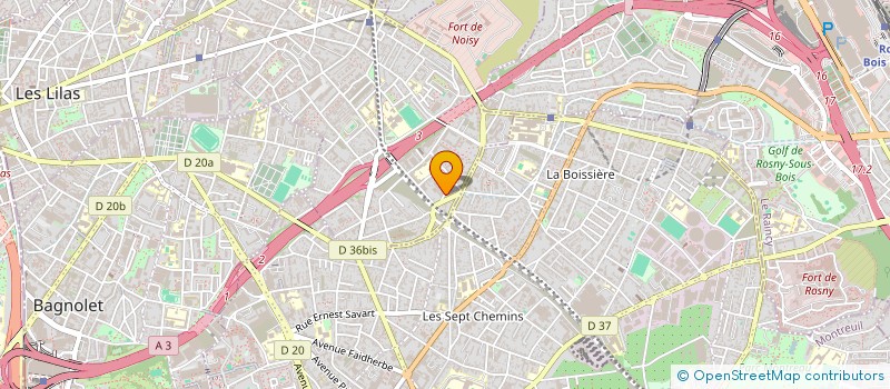 localisation de l'entreprise LANCEMONT à ROMAINVILLE