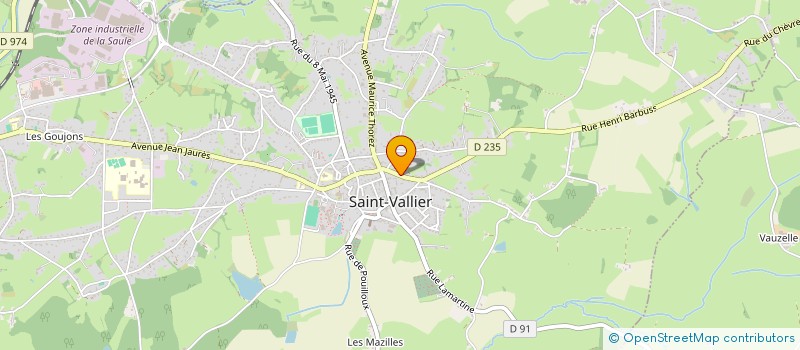 localisation de l'entreprise LANCER FRANC à SAINT-VALLIER