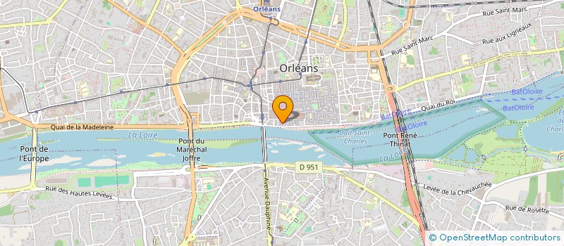 localisation de l'entreprise LANCERDEHACHE ORLEANS à ORLEANS