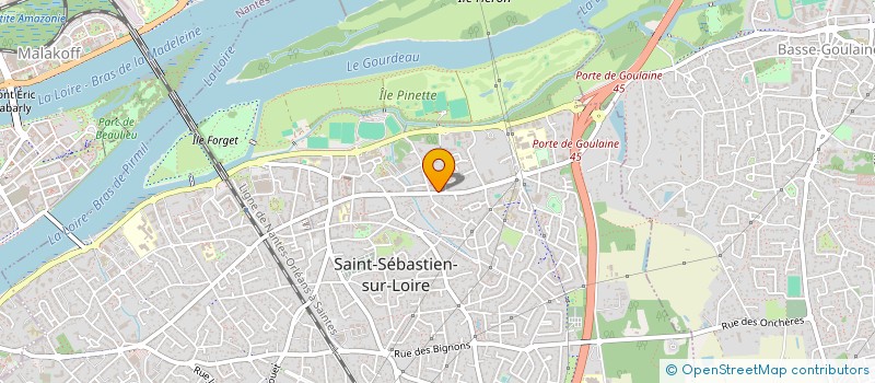 localisation de l'entreprise LANCERIA CONSEILS à SAINT-SEBASTIEN-SUR-LOIRE