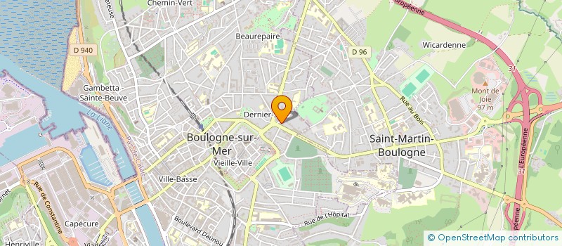 localisation de l'entreprise LANCET  BOULOGNE-SUR-MER