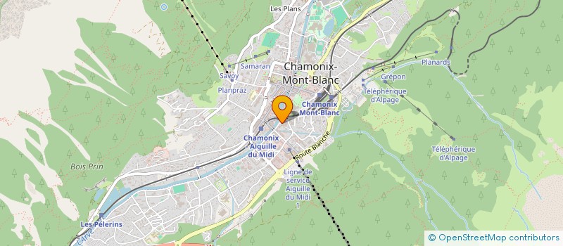 localisation de l'entreprise LANCHE  CHAMONIX-MONT-BLANC