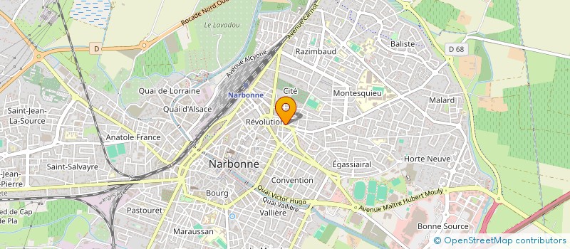 localisation de l'entreprise LANCHIER ET FILS à NARBONNE