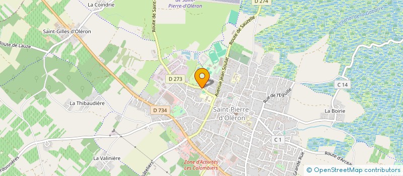 localisation de l'entreprise LANCHLO  SAINT-PIERRE-D'OLERON