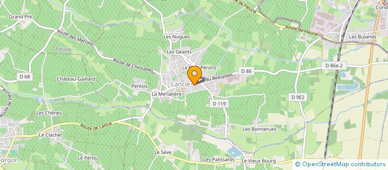 localisation de l'entreprise LANCIE HISTOIRE PATRIMOINE  LANCIE