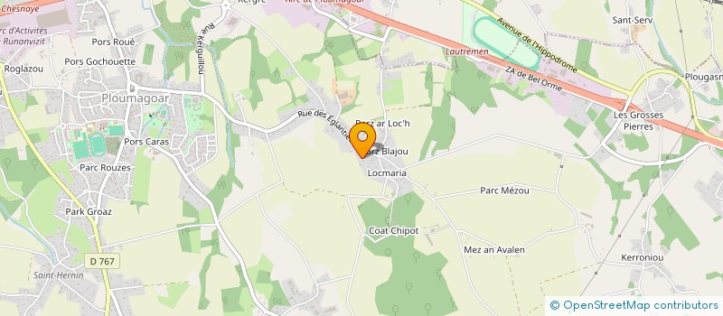 localisation de l'entreprise LANCIEN IMMO  PLOUMAGOAR