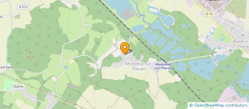 localisation de l'entreprise LANCIEN POMMERY  MONTREUIL-SUR-THERAIN