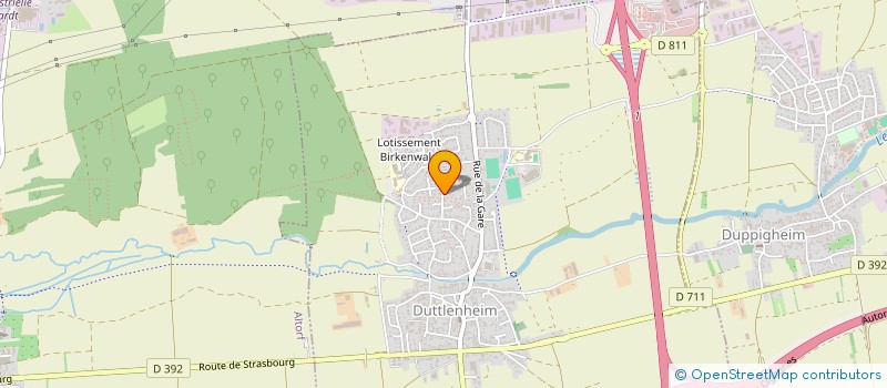 localisation de l'entreprise LANCIER à MOLSHEIM