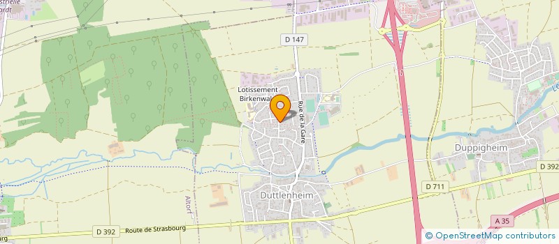 localisation de l'entreprise LANCIER TOLERIE FINE à MOLSHEIM