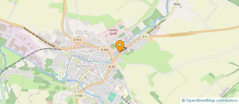 localisation de l'entreprise LANCIL à DOULLENS