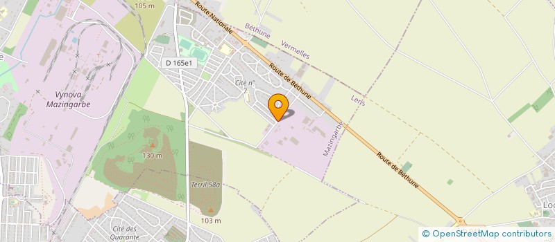 localisation de l'entreprise LANCINO  MAZINGARBE