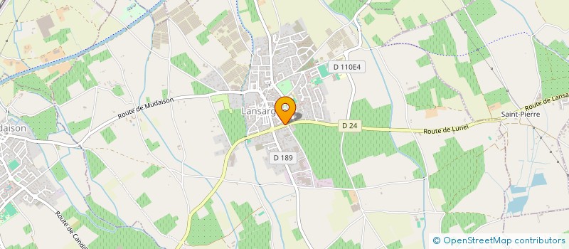 localisation de l'entreprise LANCIUS  LANSARGUES