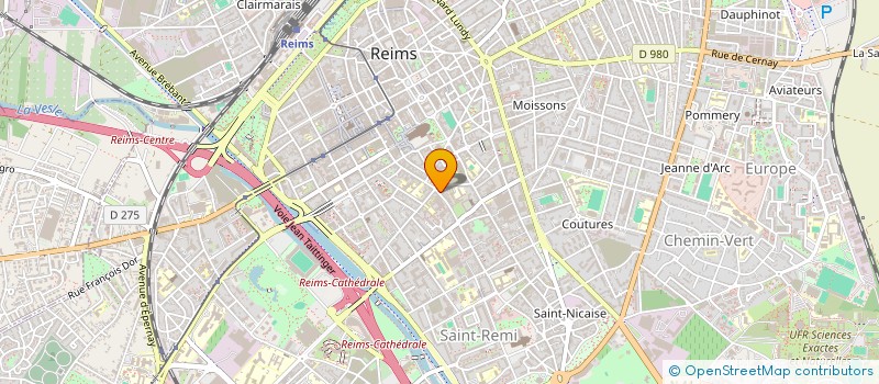 localisation de l'entreprise LANCO MUSIC à REIMS