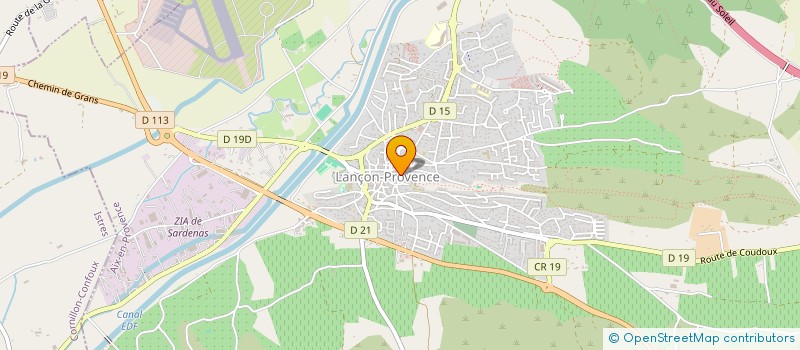 localisation de l'entreprise LANCON BOXE TEAM SACI  LANCON-PROVENCE