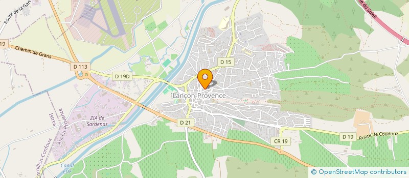 localisation de l'entreprise LANCON EVEIL ET SPORTS  LANCON-PROVENCE