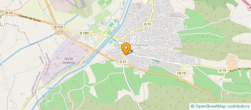 localisation de l'entreprise LANCON FULL CONTACT ET ART DE COMBAT MEDIEVAUX TEAM PETEGNIEF  LANCON-PROVENCE