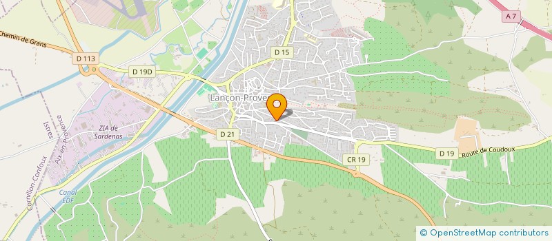 localisation de l'entreprise LANCON HAND BALL  LANCON-PROVENCE