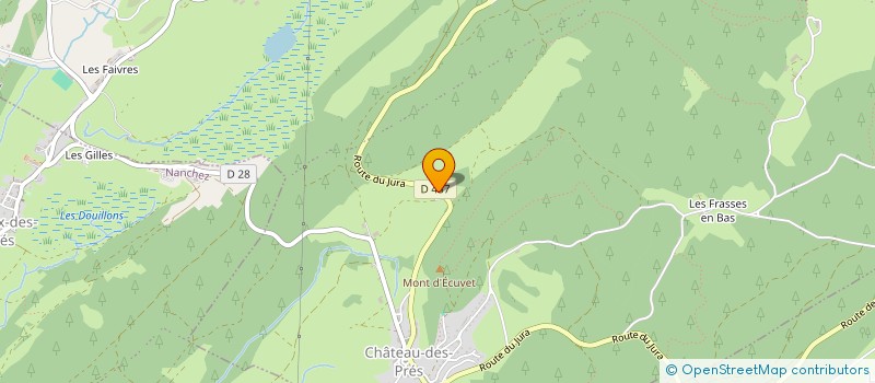 localisation de l'entreprise LANCON TRAVAUX PUBLICS  GRANDE-RIVIERE CHATEAU