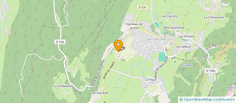 localisation de l'entreprise LANCORS à LANS-EN-VERCORS